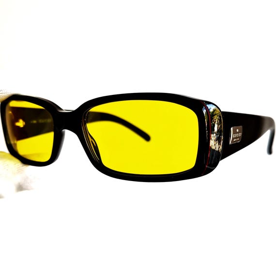 Vintage GUCCI GG2409/N/S 80775 49mm Black Big G Sunglasses