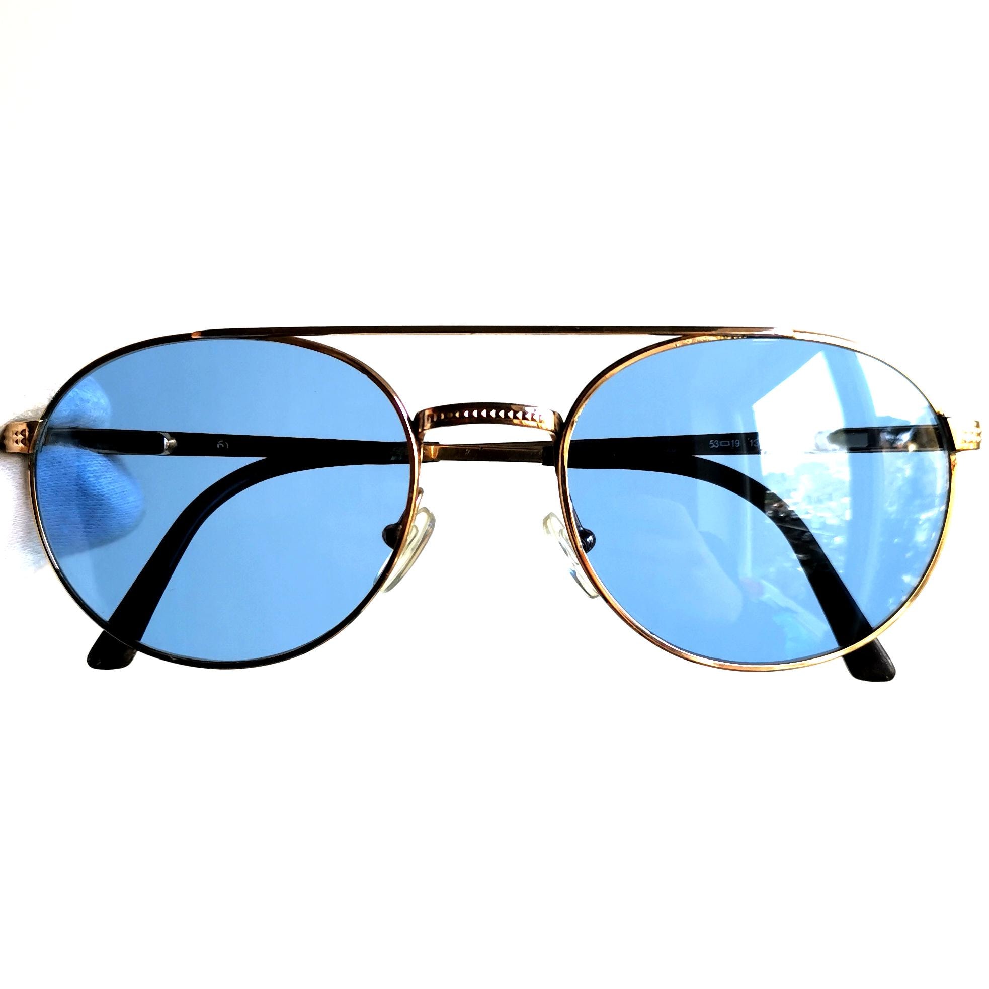 DIOR Vintage Sunglasses Gold Aviator CD Round Double Bridge  display picture 2