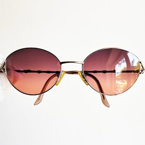 DIOR vintage-zonnebril zeldzame ovale roze strassteen zilver Christian Rihanna Kylie Jenner Lady Gaga Madonna 3559 frame nieuwe paarse lens jaren 90 y2k