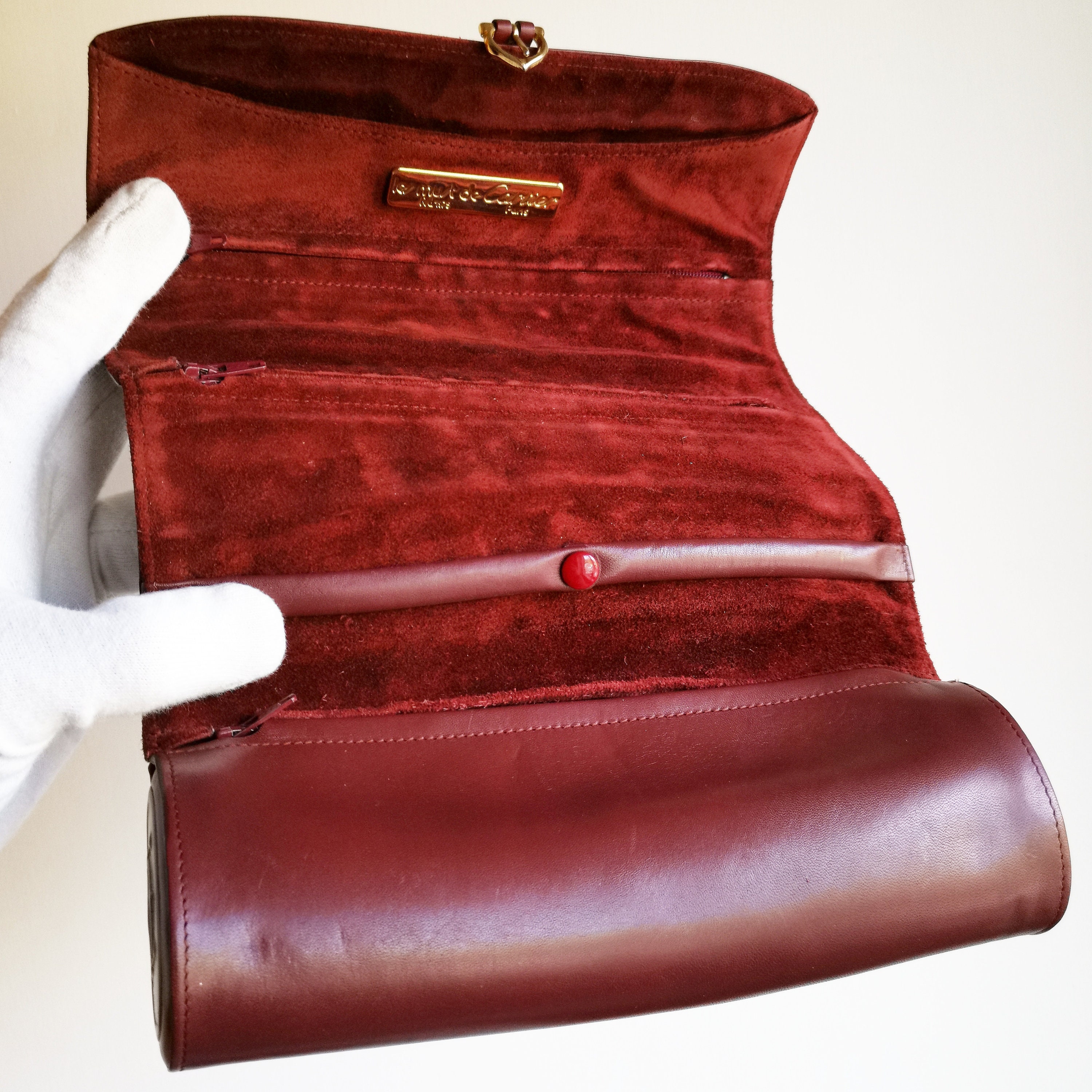 CARTIER Vintage Carries Jewelry Coffret Bag Pochette Ring CARTIER Vintage Carries Jewelry Coffret Bag Pochette Ring