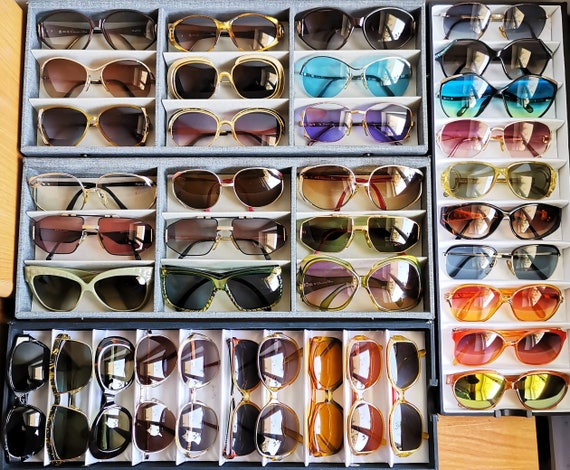 DIOR vintage sunglasses rare oval gold green 2857… - image 7
