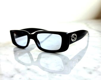 GUCCI ヴィンテージ サングラス ブラック オーバル GG2409/S 長方形