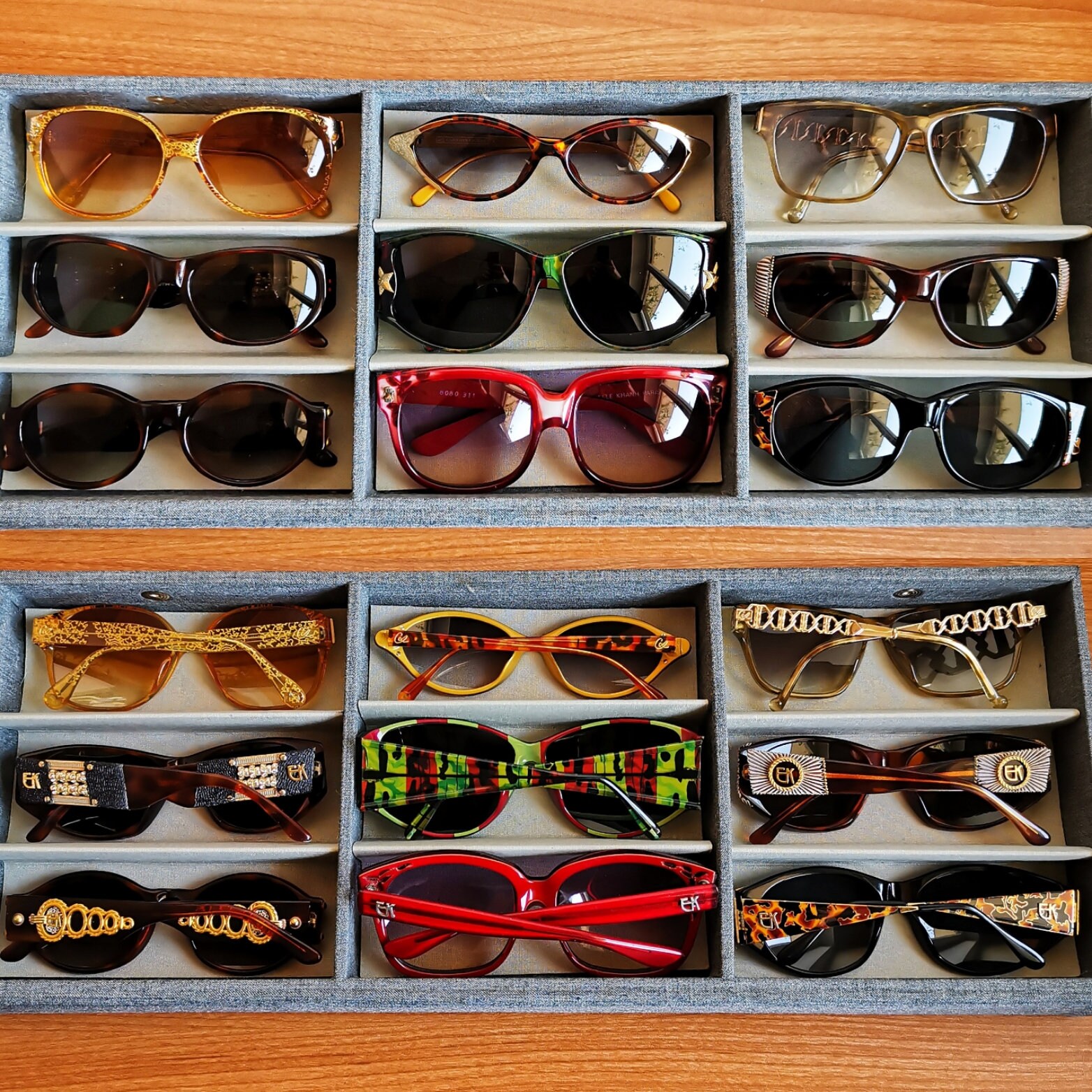 クリスチャンラクロワ
パーツ CHRISTIAN LACROIX Vintage Sunglasses Rare Square Braided