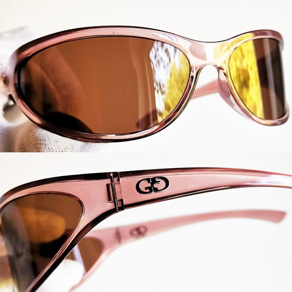 美品90s GUCCI ヴィンテージ サングラス ローズピンク