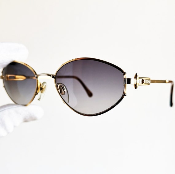 GERALD GENTA gold plated filled sunglasses vintag… - image 1