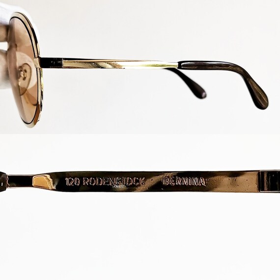 RODENSTOCK Round gold oversize sunglasses vintage… - image 4