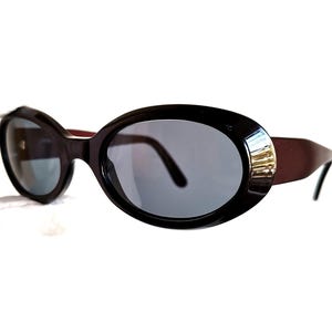 Purple oval sunglasses vintage rare small Kurt Cobain grape FURLA frame 90s grunge hippie steampunk clout goggles Migos 2Chainz Kylie Jenner