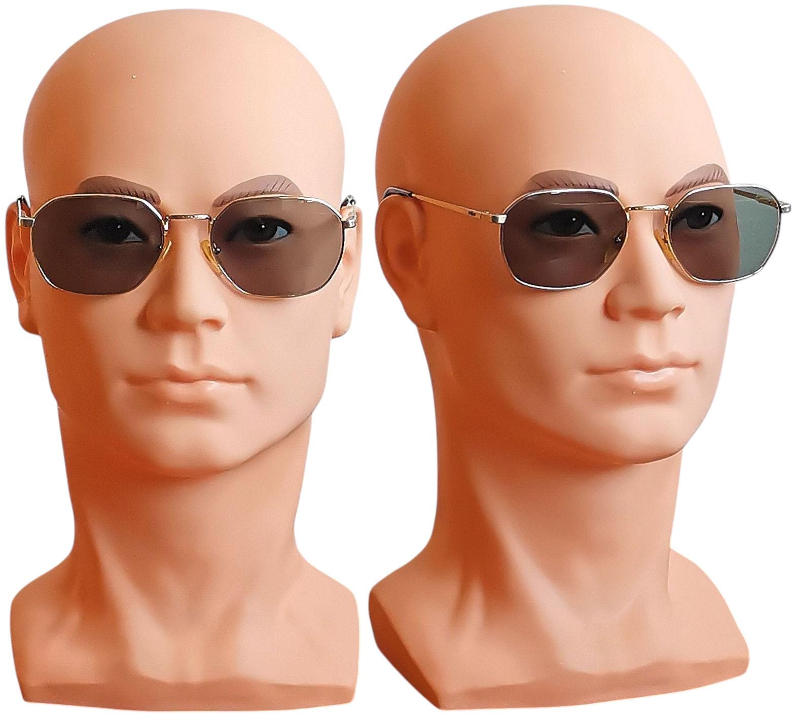 Vintage Ralph Lauren RA4027 Oversized Square Sunglasses Gold Classic Luxury Ralph Lauren Gold Sunglasses for Men for sale | eBay main image 2