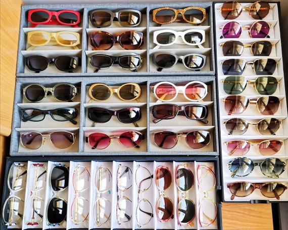 YVES SAINT LAURENT vintage Sunglasses rare gold o… - image 6