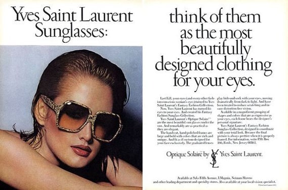 YVES SAINT LAURENT vintage sunglasses Ysl rare sq… - image 9