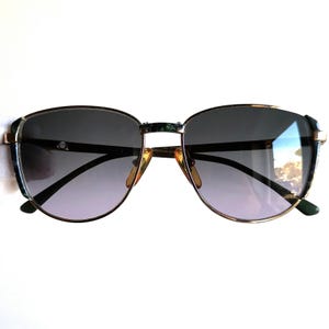 GUCCI vintage sunglasses gold marbled green GG2225 frame small tiny aviator Migos Rihanna Lady Gaga Bella Hadid designer new lilac lens 90s