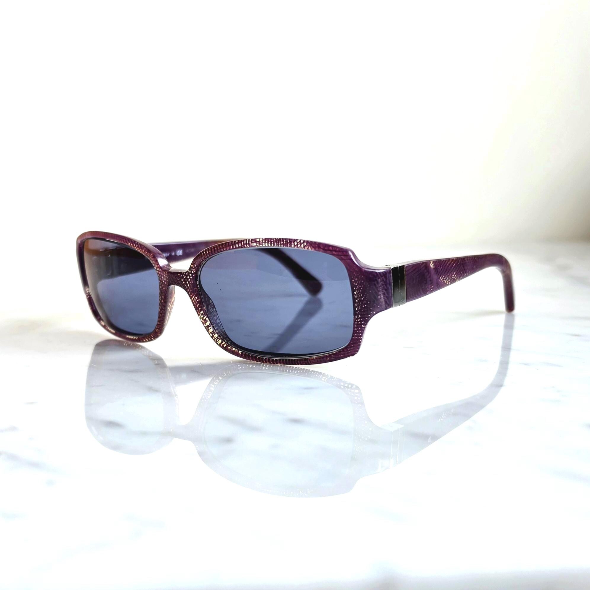 CHANEL Dark Purple Oval Sunglasses with Clear CC Logos CHANEL Black Oval Sunglasses for Women for sale | eBay main image 2