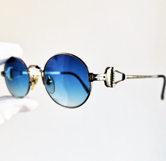 Jean Paul Gaultier Round Tinted Sunglasses - Black Sunglasses, Accessories  - JEA56877 | The RealReal