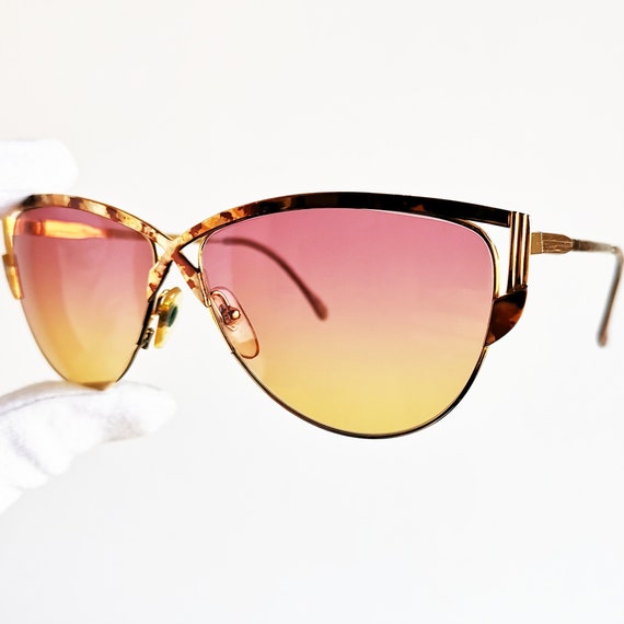 CASANOVA sunglasses 24KT GOLD vintage rare filled… - image 2