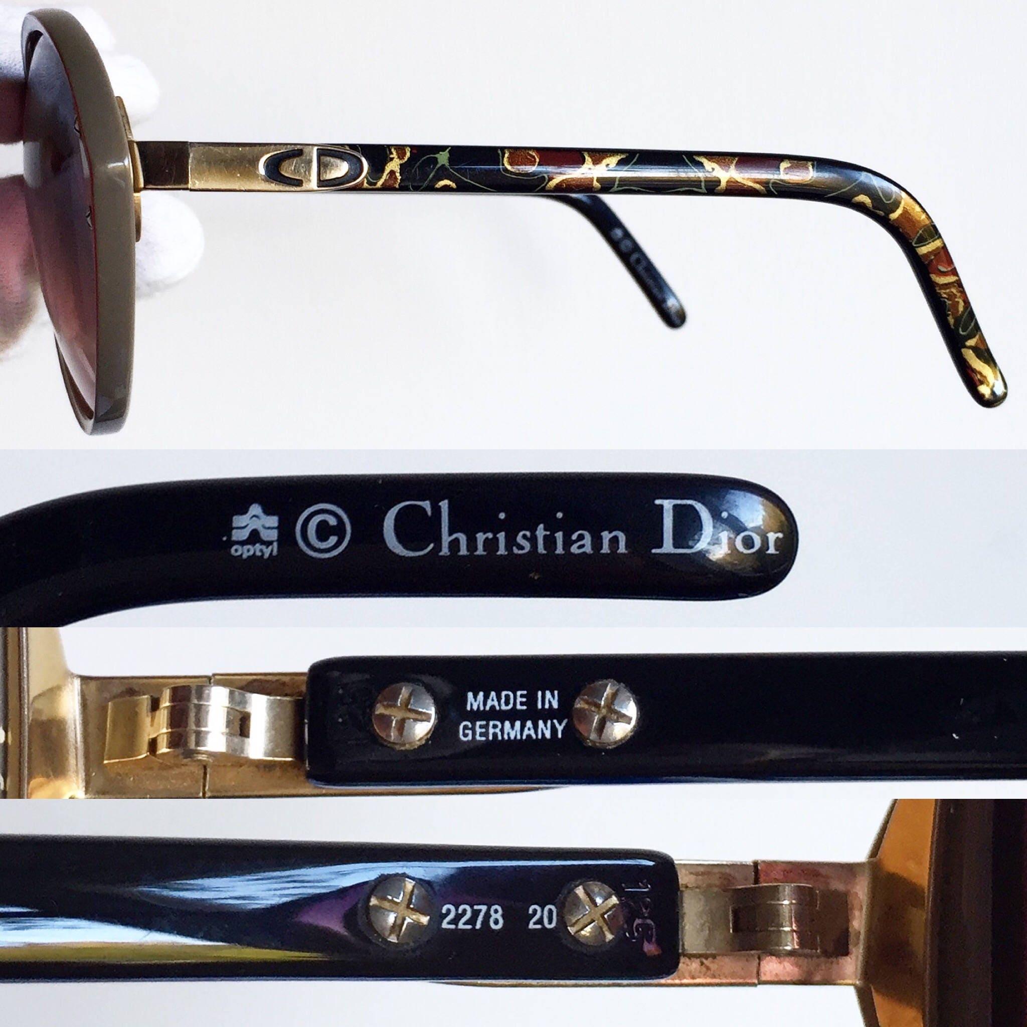Vintage Christian Dior Sunglasses ,Optyl, Germany, Mod. 2278 Sunglasses Christian Dior 2038 70s Monsieur Sunglasses Optyl main image 4