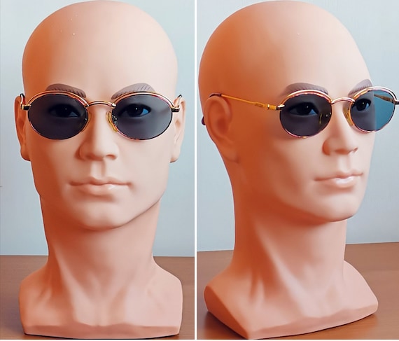 MOSCHINO by PERSOL vintage Sunglasses rare oval r… - image 5