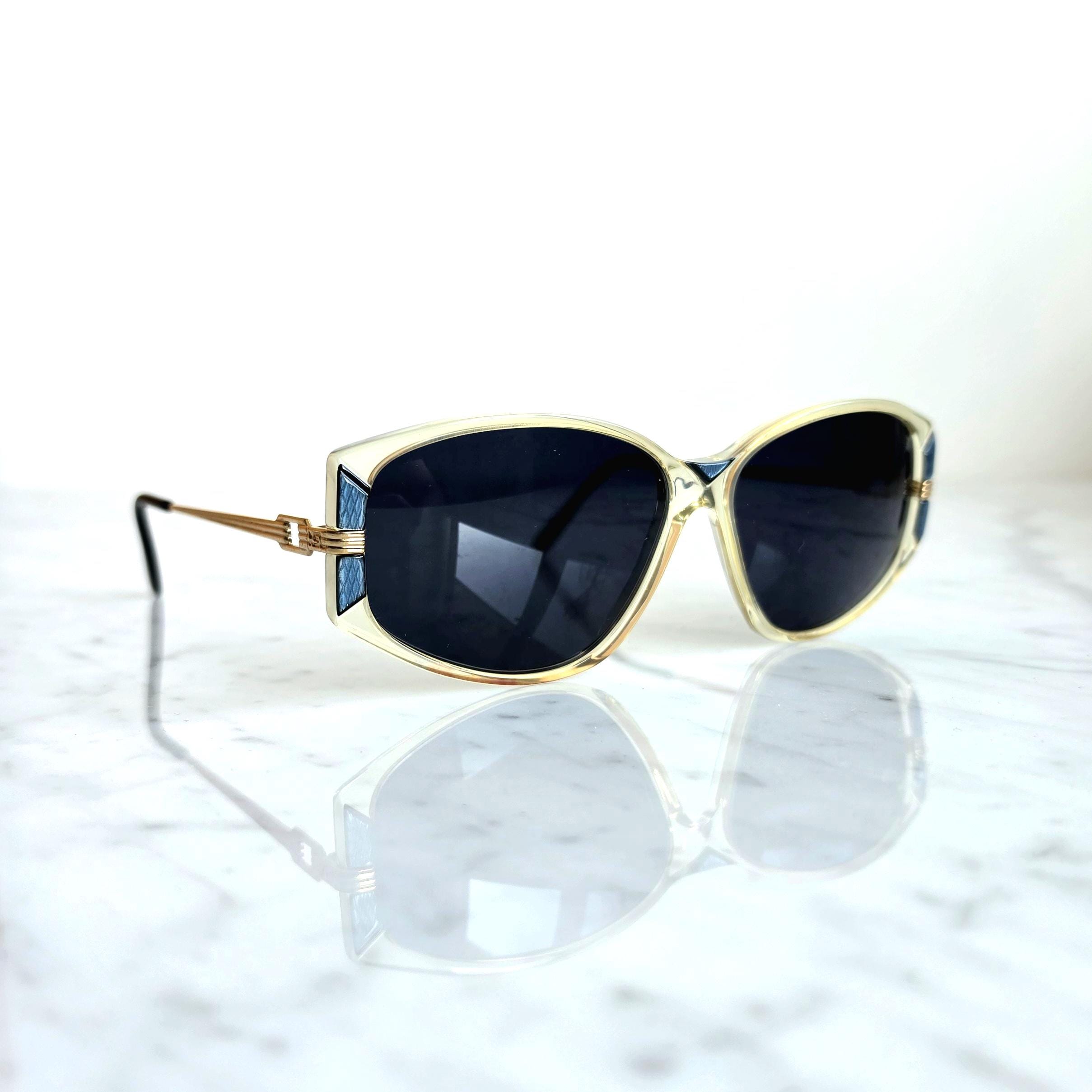 イヴ・サンローラン サングラス YSL ヴィンテージ ゴールド クリア 