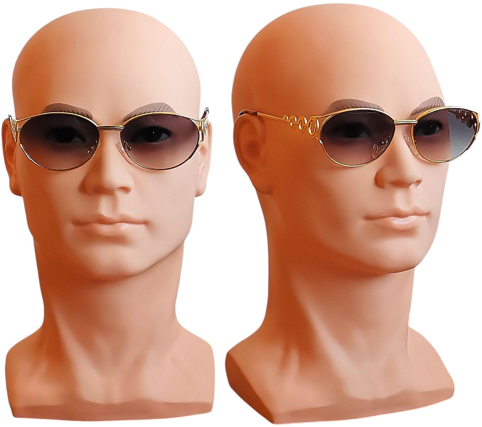 DIOR Vintage Sunglasses Rare Gold Oval Ring Christian 2777