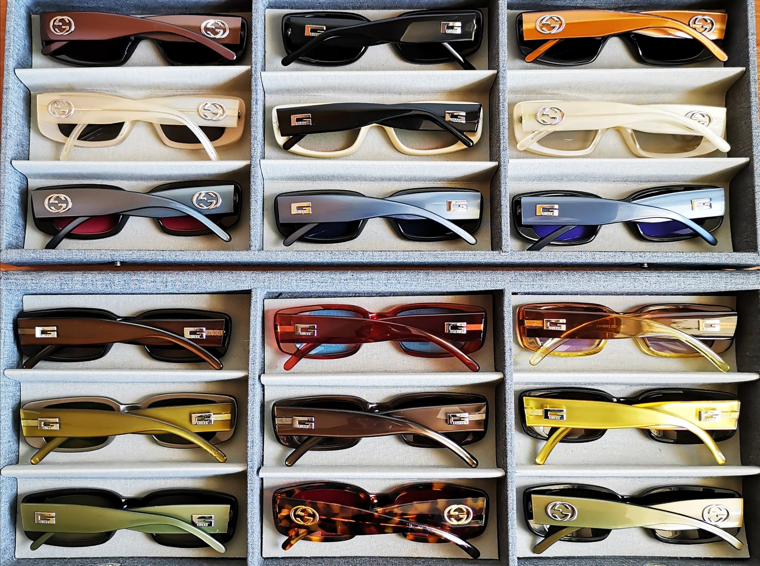 Gucci GG0726S 002 Detachable Jewellery Charms Sunglasses - US