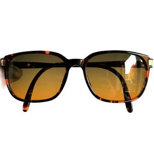 GUCCI occhiali da sole vintage quadrati oro tartaruga marrone GG1127 preppy classico montatura iconica Run Dmc 2Chainz Migos Rihanna anni '80 anni '90 Nuove lenti arancioni