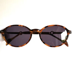 Lunettes de soleil ovales GUCCI vintage rare or tortue marron cheval étrier jante branches 2391 cadre steampunk Tupac Migos 2Chainz Rihanna des années 90 y2k