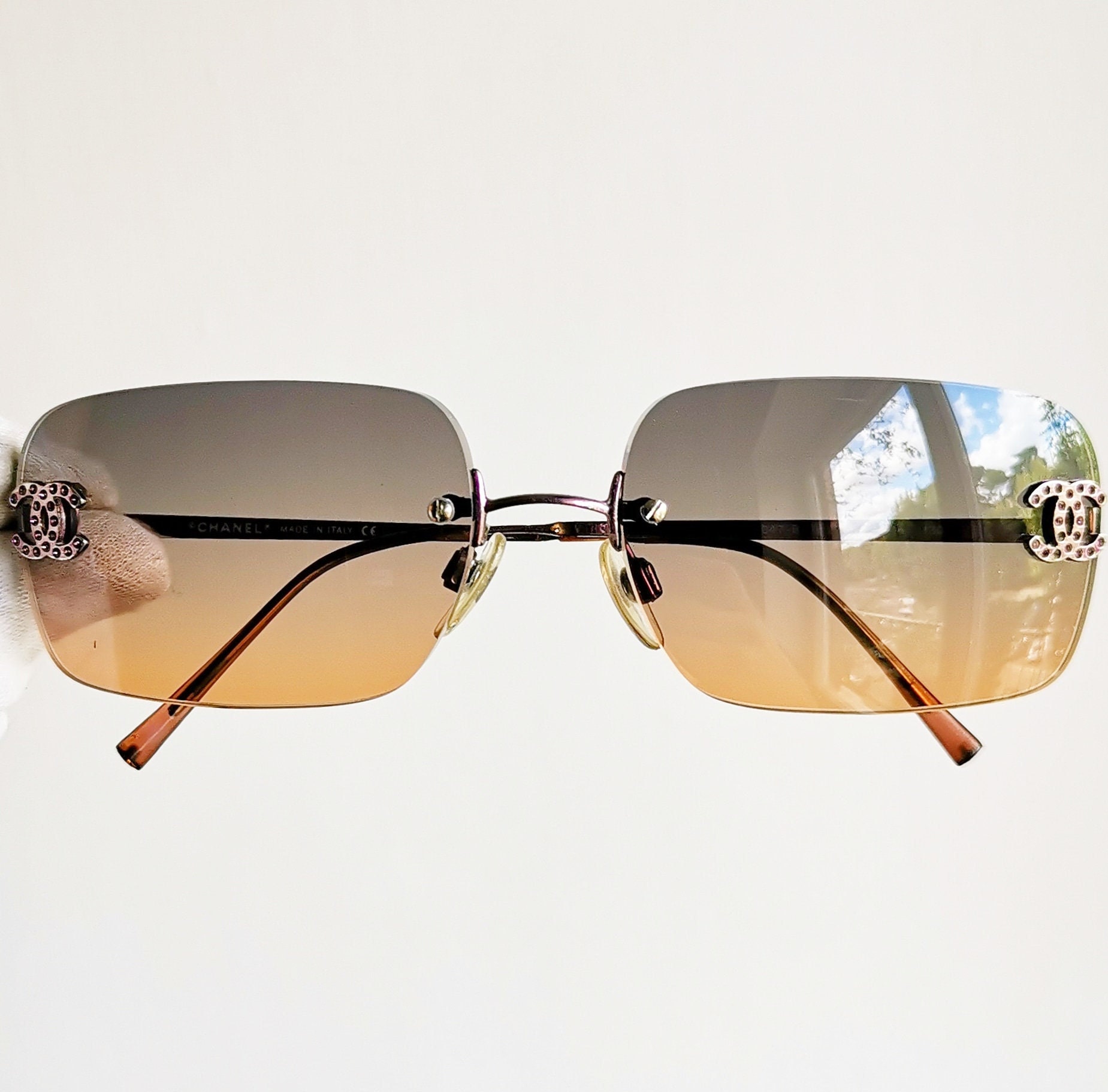 Chanel Vintage Brown Acetate ref.290238 - Joli Closet