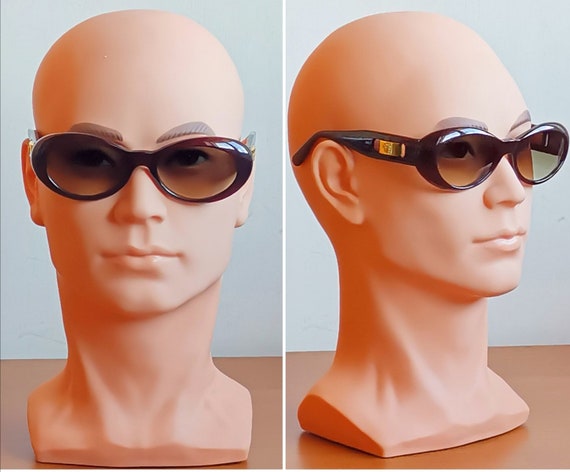VERSACE vintage sunglasses 475/A oval frame gold … - image 6