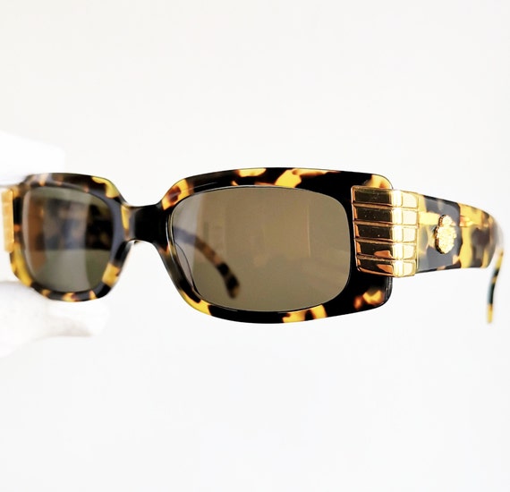 Egon VON FURSTENBERG vintage Sunglasses squared r… - image 1