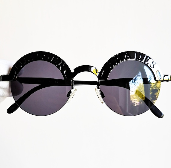 Valentino SHADES Vintage Sunglasses Gunmetal Gray Etsy