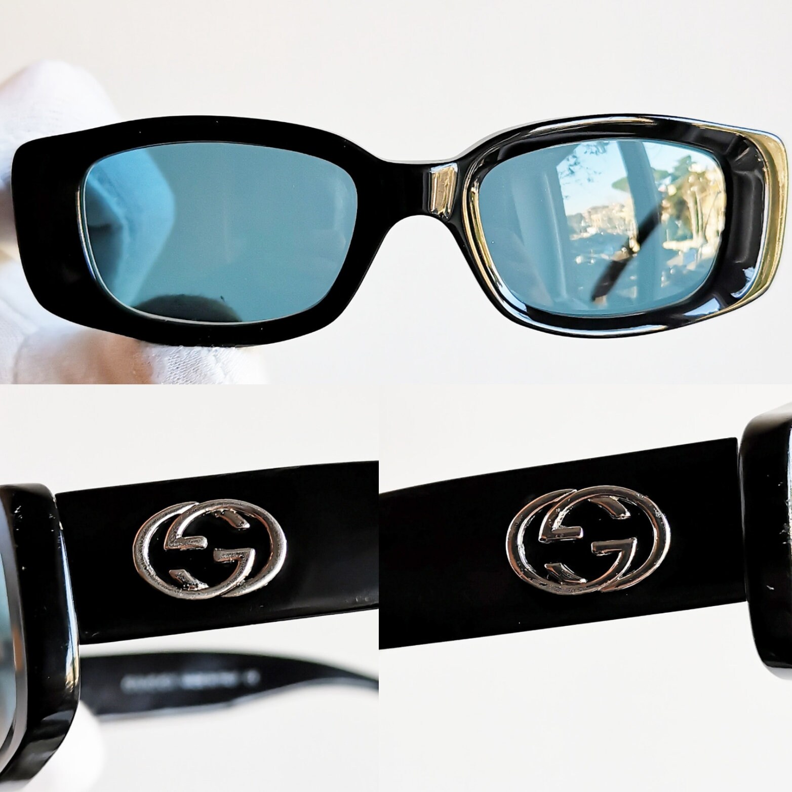 GUCCI ヴィンテージ サングラス レア ブラック オーバル GG2409 GUCCI ヴィンテージ サングラス レア ブラック オーバル GG2409