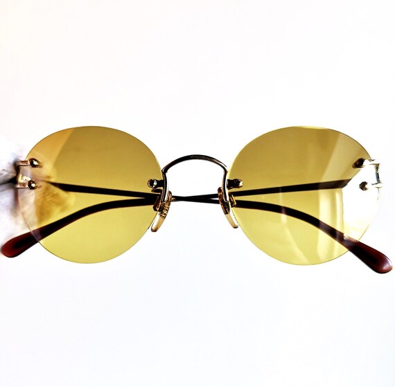 Vintage Rimless Valentino Sunglasses Oliver By Valentino 181/S 010/SM – Vintage Frames Company main image 3