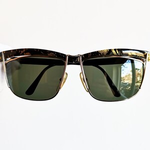 DIOR vintage sunglasses rare square black gold mask wrap oversize cateye frame Christian 2552 Migos Rihanna Lady Gaga Kylie Jenner new NOS