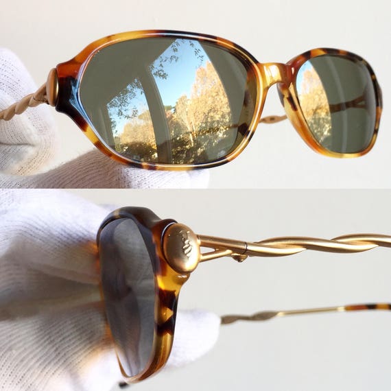 TRUSSARDI Oval vintage sunglasses rare rectangula… - image 3