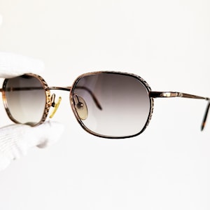 DIOR vintage zonnebril zeldzame gebronsde gouden zeshoek ovaal vierkant rechthoekig Christian Barbara Migos Kylie Jenner frame steampunk nieuwe lens jaren 90