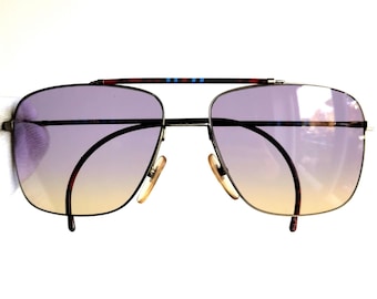 Occhiali da sole vintage MARTINI RACING by Lozza quadrati aviator