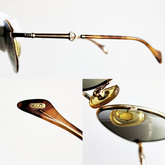 gucci oval sunglasses vintage