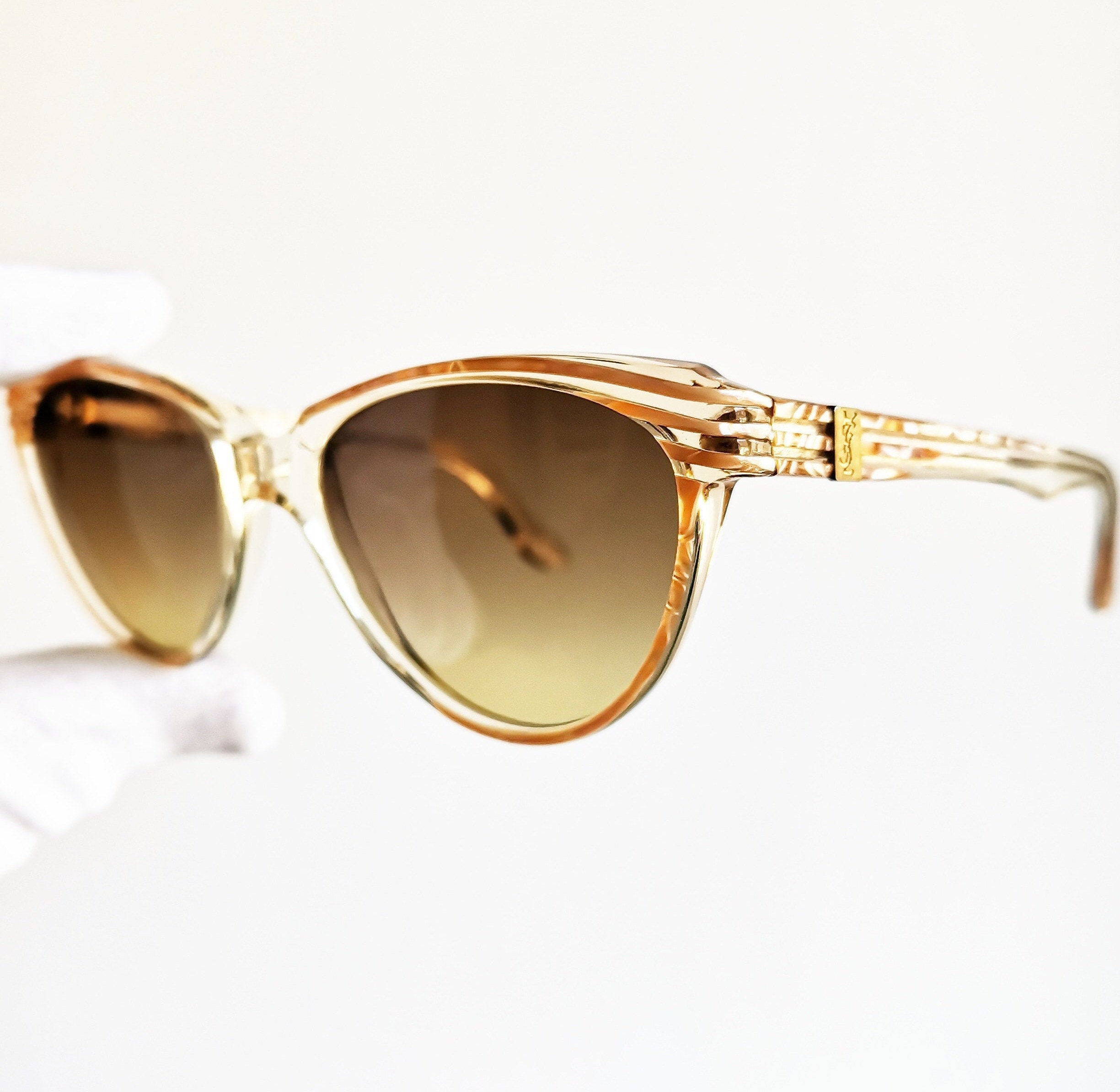 ysl clear sunglasses