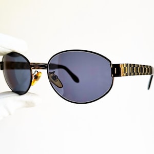 FENDI vintage sunglasses rare oval copper bronze brown steampunk round 7122 frame  Tupac Migos designer Rihanna rolex browline arm 90s