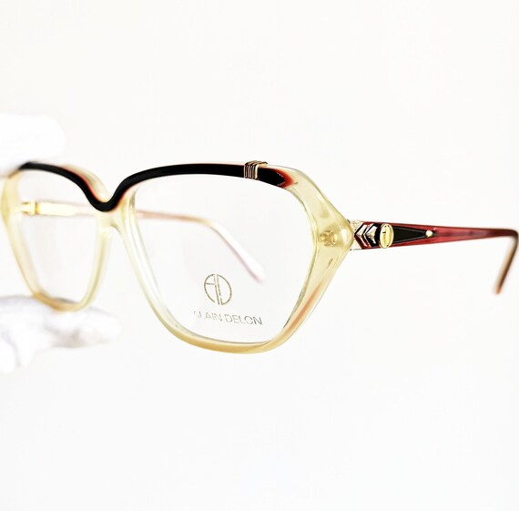 ALAIN DELON vintage eyewear rare eyeglasses clear… - image 2