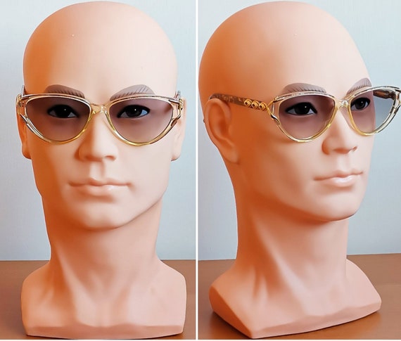 YVES SAINT LAURENT vintage Sunglasses rare clear … - image 5