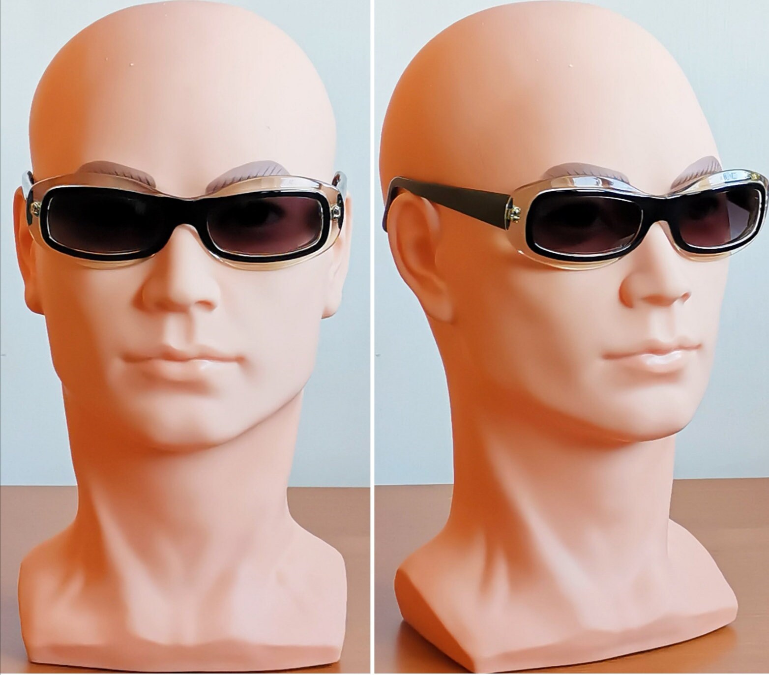 ◆ Yves Saint Laurent ◆ イタリア製 ヴィンテージサングラス YVES SAINT LAURENT Vintage Ysl Sunglasses Rare Oval Black