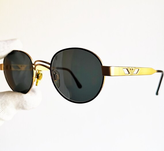 armani glasses round