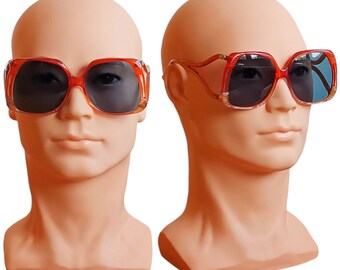 Lunettes Vintage DIANE VON FURSTENBERG Années 80 - Monture Grande Gris Givré - Valence