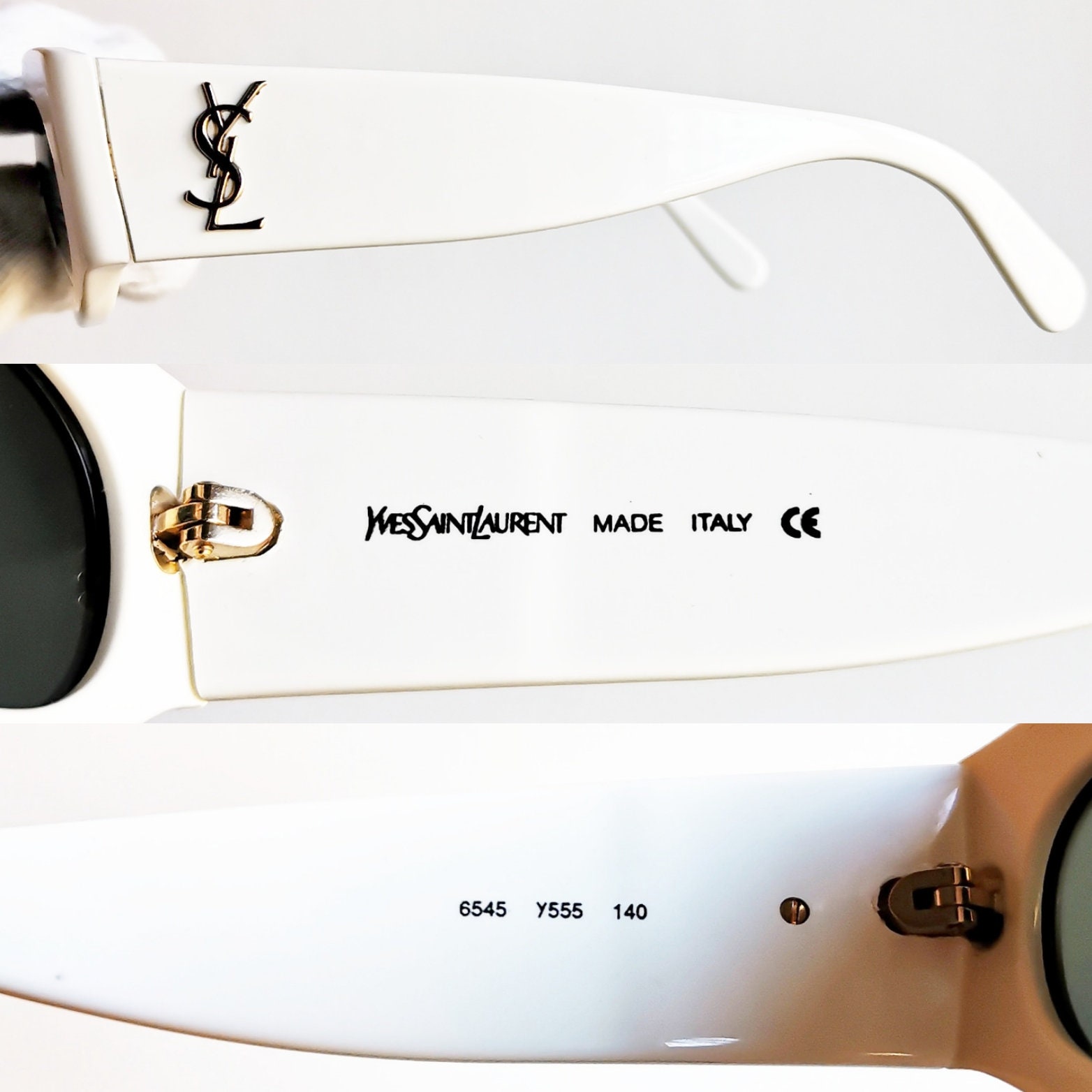小物 Saint Laurent vintage sunglasses Yves Saint Laurent 31-6508 – Sammy & Nino's Store