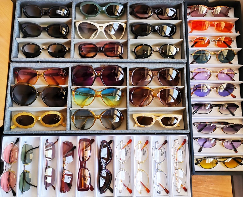 Gafas de sol vintage MOSCHINO Yeezy con rayas de cebra y cuerno animalier M3648-S con montura ovalada de los años 90 imagen 7