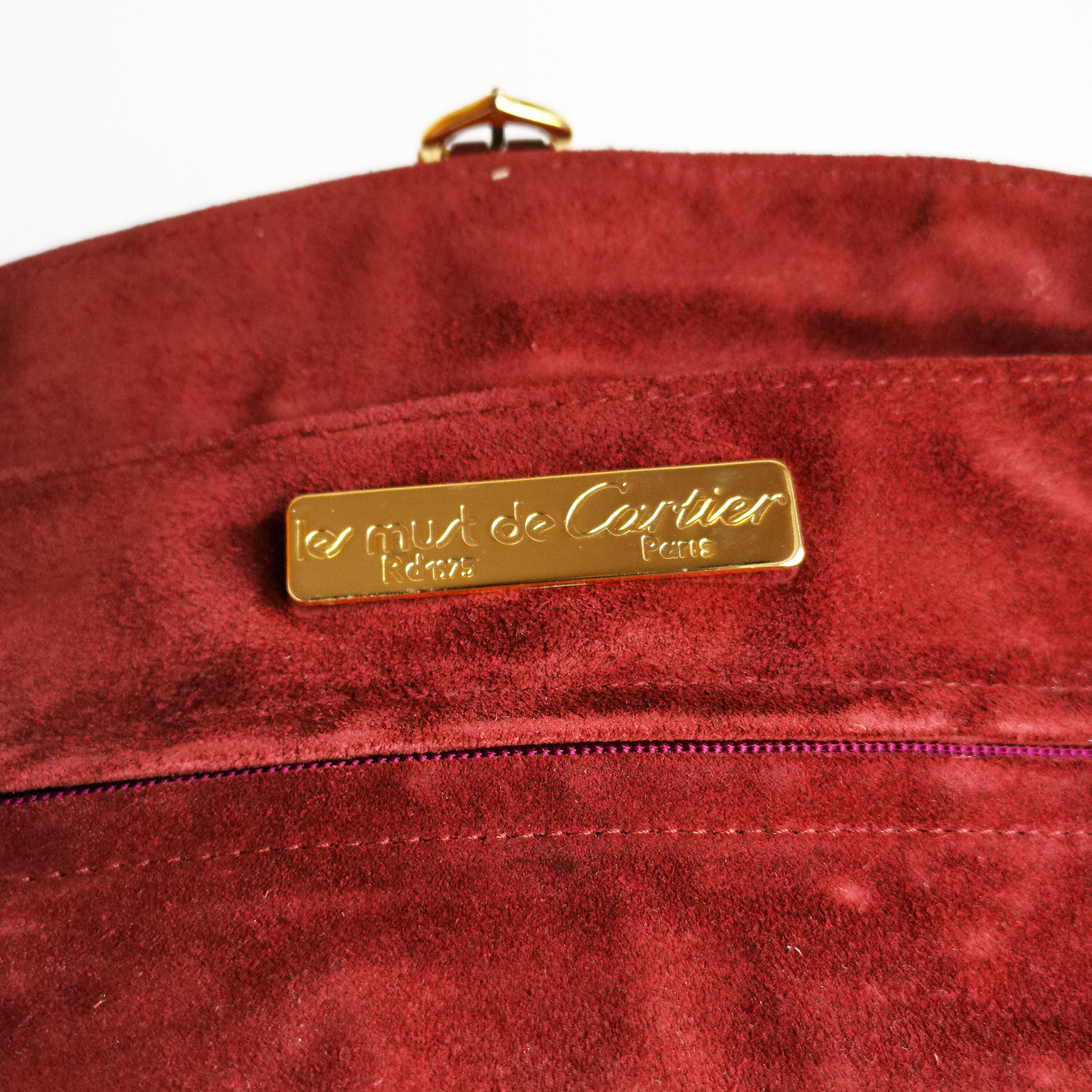 CARTIER Vintage Carries Jewelry Coffret Bag Pochette Ring CARTIER Vintage Carries Jewelry Coffret Bag Pochette Ring