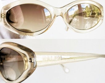 ポロ ラルフローレン ヴィンテージ サングラス クリアラップ 透明