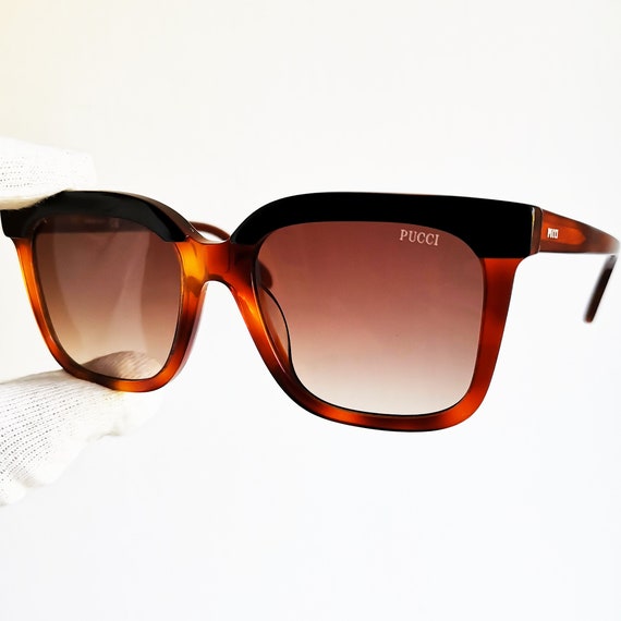 EMILIO PUCCI square sunglasses rare oversize mask… - image 2