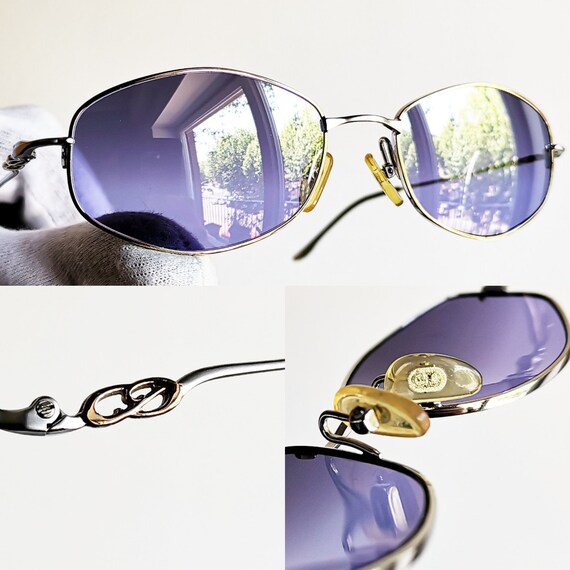 DIOR vintage Sunglasses rare small hexagon diamon… - image 3