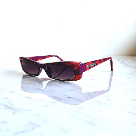 VIVIENNE WESTWOOD Vintage Sunglasses Purple Red Lipstick Mark